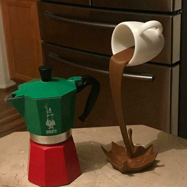 Decorazione a forma di tazza di caffè fluttuante