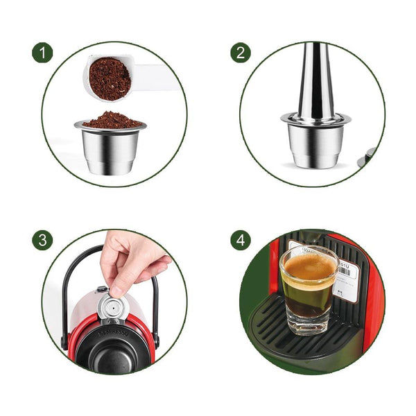 Capsula per caffè in acciaio riutilizzabile Nespresso - Vitafacile shop