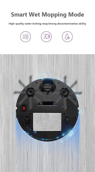 Aspirapolvere robot intelligente telecomandato con App - Vitafacile shop