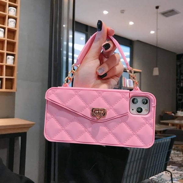 Cover borsa iphone rosa - Vitafacile shop