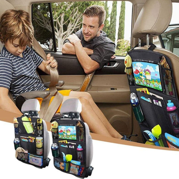 Portaoggetti sedile auto organizer con supporto per tablet - Vitafacile shop
