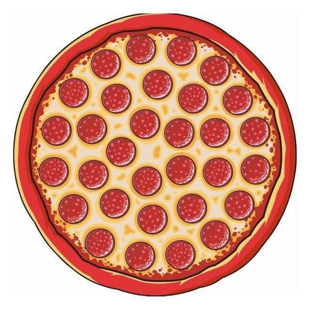 Telo Mare divertente a forma di Pizza - Vitafacile shop