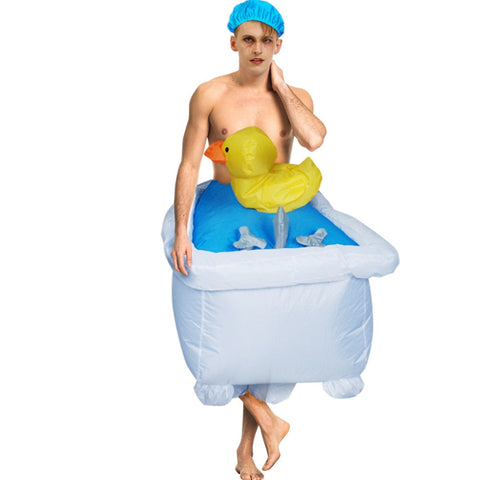 Costume a forma di vasca da bagno gonfiabile