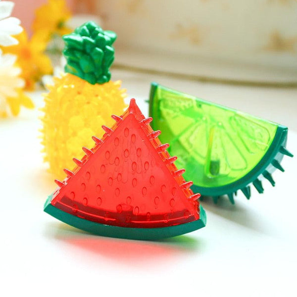 1pcs Pet Dog Toy Chew Squeaky Rubber Toys Can Be Filled With Water And Frozen, Chewing Fruit, Summer Cooling New Dog Toy - Vitafacile shop