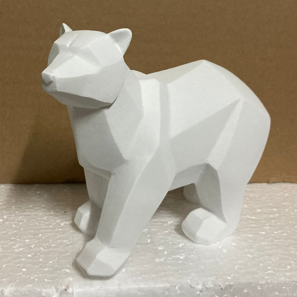 Statuetta a forma di orso bianco