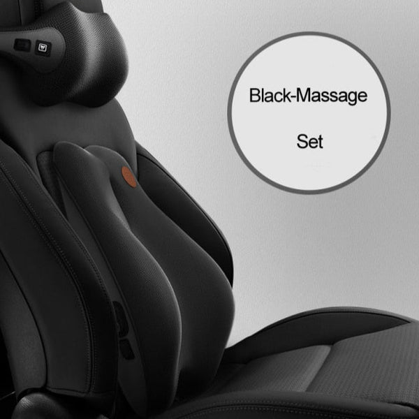 Il Set con poggiatesta e schienale massaggianti auto dal design ergonomico