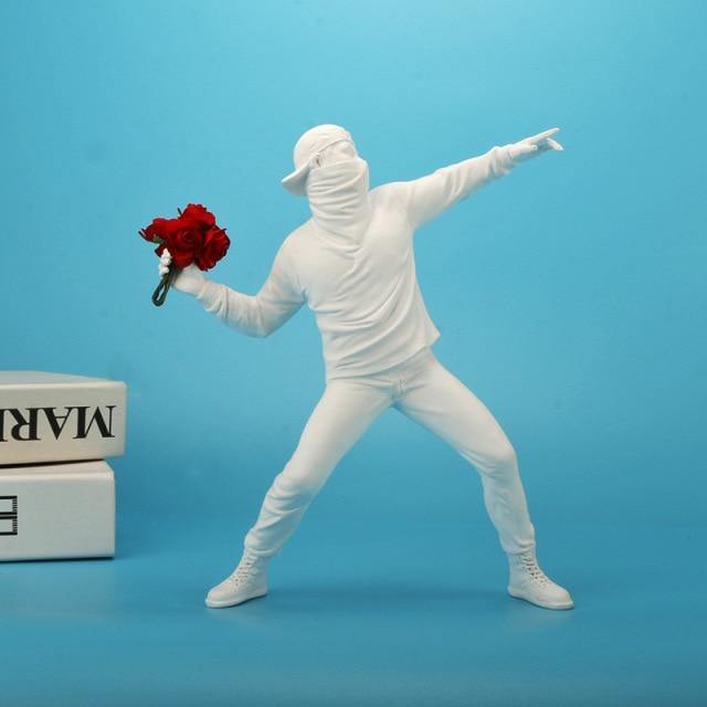 Oggetti per la casa particolari Banksy Flower Thrower – Vitafacile shop