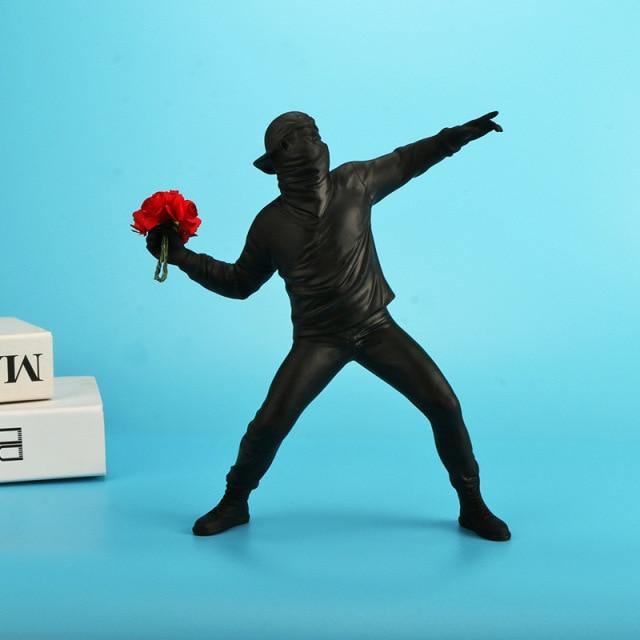 Oggetti per la casa particolari Banksy Flower Thrower – Vitafacile shop