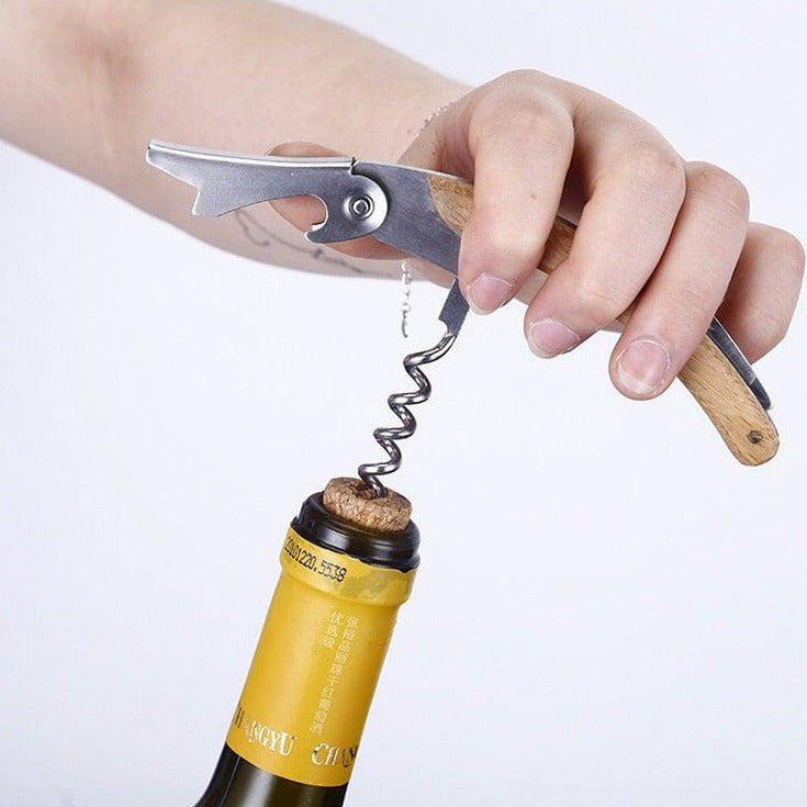 Set di utensili per stappare bottiglie di vino e champagne – Vitafacile shop