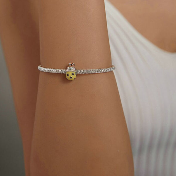 Perlina per braccialetto da donna a forma di ape