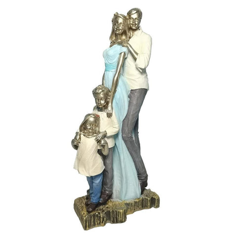 Oggetti per la casa particolari statuetta famiglia felice - Vitafacile shop