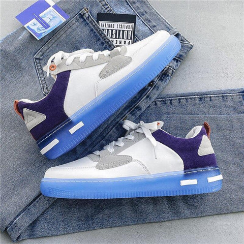 Scarpe Sneakers Casual Uomo - Blu stile - Vitafacile shop