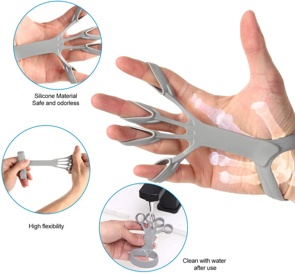Estensori in silicone per le dita delle mani