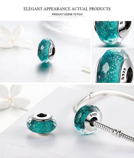 Gioielli in argento - Charm Colorati Vetro di Murano - Vitafacile shop