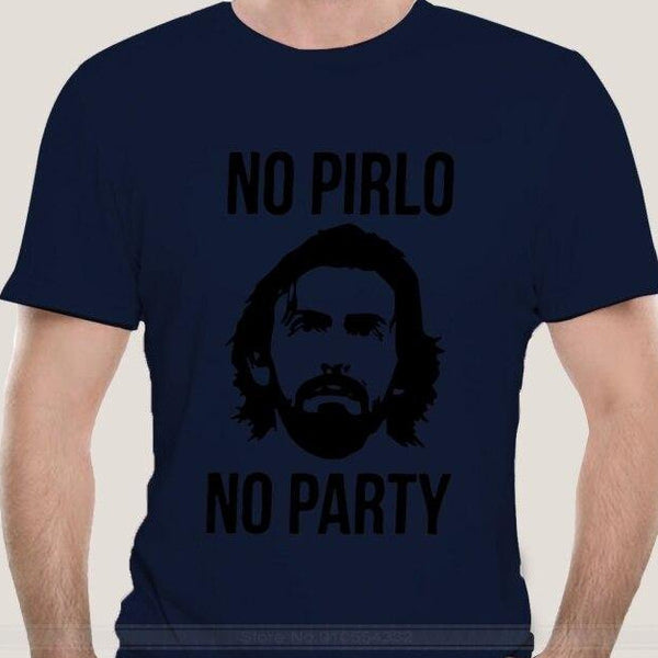 T-shirt maglietta - Calcio - Juventus - No Pirlo No Party - Vitafacile shop