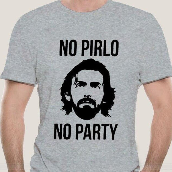 T-shirt maglietta - Calcio - Juventus - No Pirlo No Party - Vitafacile shop