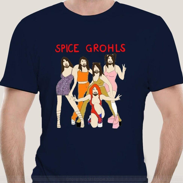 T-shirt maglietta - musica - Dave Grohl Spice Grohls cotone - Vitafacile shop