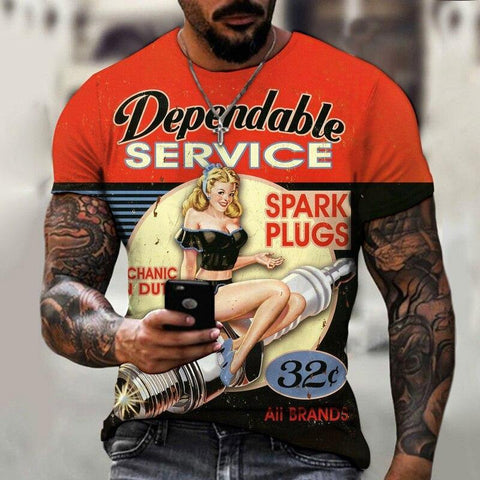 T-shirt maglietta - Hot - Dependable Service - Vitafacile shop