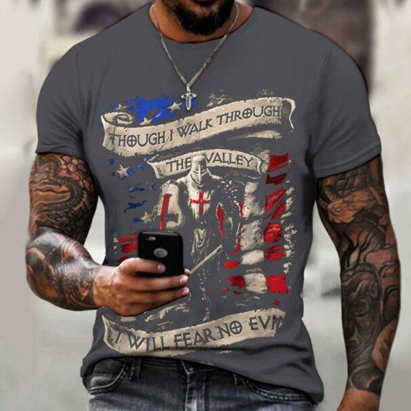 T-shirt maglietta - Templari 3D - Vitafacile shop