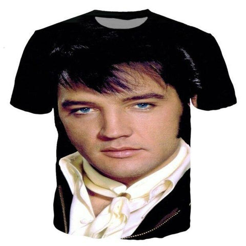T-shirt maglietta - musica - Elvis Presley occhi blu - Vitafacile shop