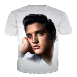 T-shirt maglietta - musica - Elvis Presley so Beautiful Cotone - Vitafacile shop