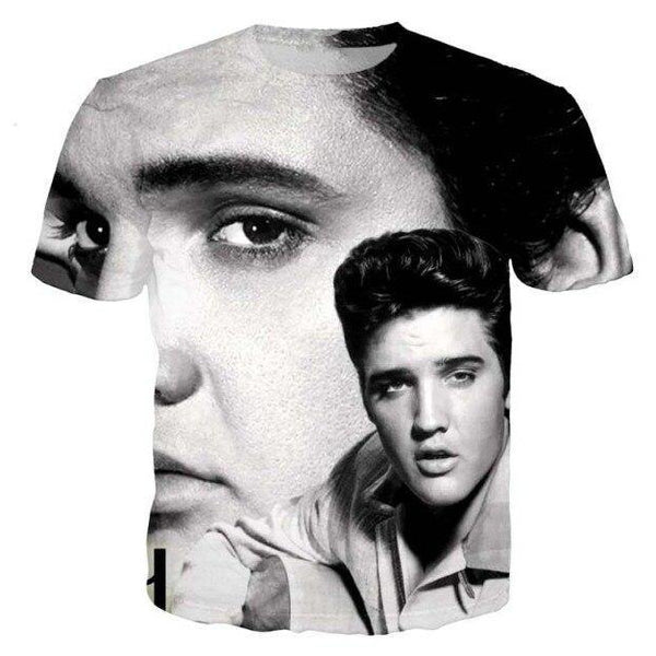 T-shirt maglietta - musica - Elvis Presley Heartbreak Hotel - Vitafacile shop