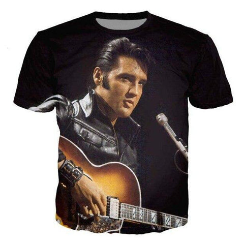 T-shirt maglietta - musica - Elvis Presley The '68 Comeback Special - Vitafacile shop