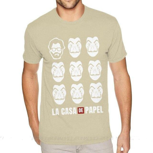 T-shirt maglietta - La casa di carta - maschere - Vitafacile shop