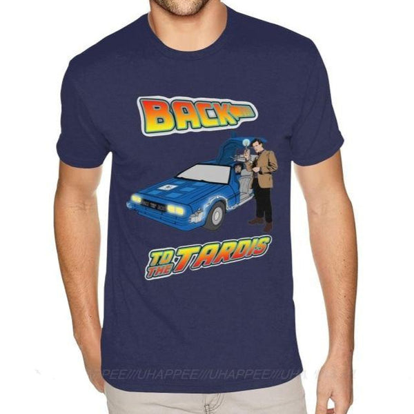 T-shirt maglietta divertente- Ritorno al futuro - Back to the Tardis - Vitafacile shop