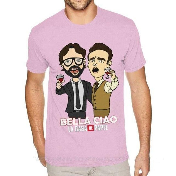 T-shirt maglietta - Bella Ciao La Casa di Carta Cartoon - Vitafacile shop