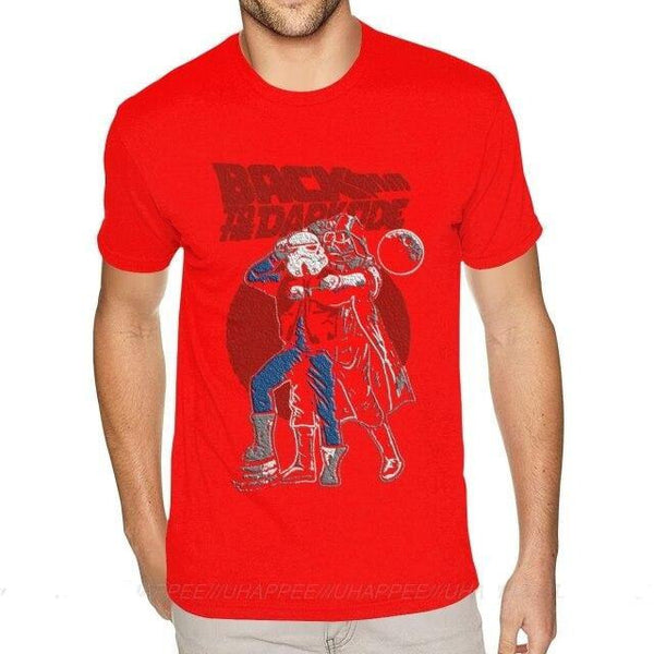 T-shirt maglietta divertente - Star Wars Ritorno al futuro - Back To The Darkside - Vitafacile shop