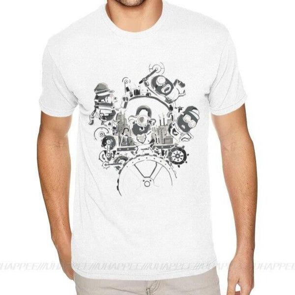T-shirt maglietta - Minions White Back - Vitafacile shop