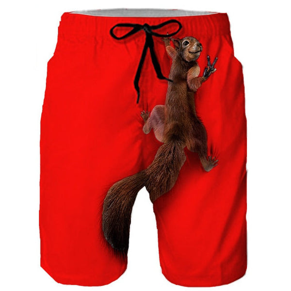 Pantaloncini da surf -motivi animali Willy lo scoiattolo