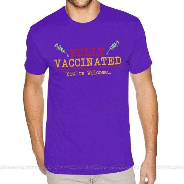 T-shirt cotone Vaccination - Vitafacile shop