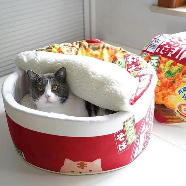 Cuccia per animali domestici a forma di scatola di noodle