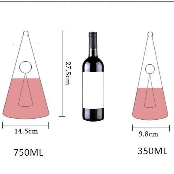 Oggetti per la casa particolari decanter vino 350ml/750ml - Vitafacile shop