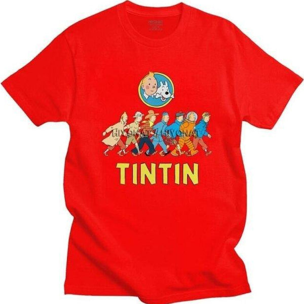 T-shirt maglietta divertente - Cartoon - Tin Tin - Vitafacile shop
