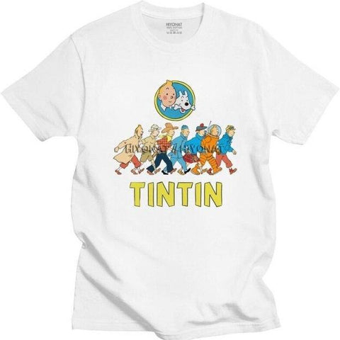 T-shirt maglietta divertente - Cartoon - Tin Tin - Vitafacile shop