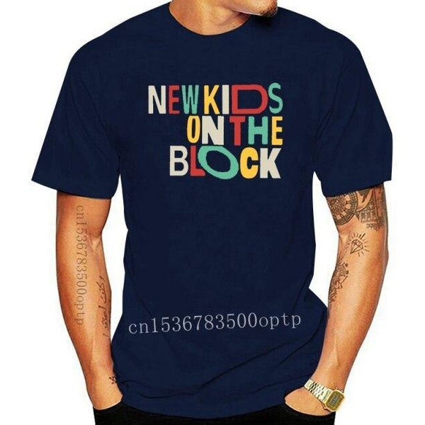 T-shirt maglietta - musica - New Kids On The Block cotone - Vitafacile shop