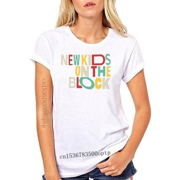 T-shirt maglietta - musica - New Kids On The Block cotone - Vitafacile shop