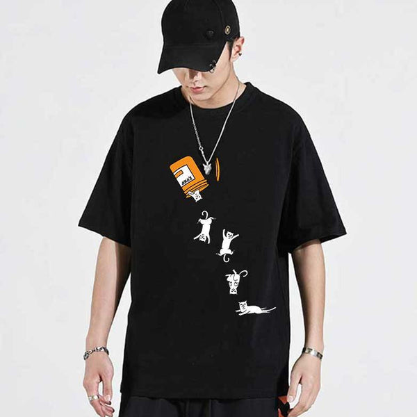 T-shirt maglietta - Hip Hop - Oversize Gattini - Vitafacile shop