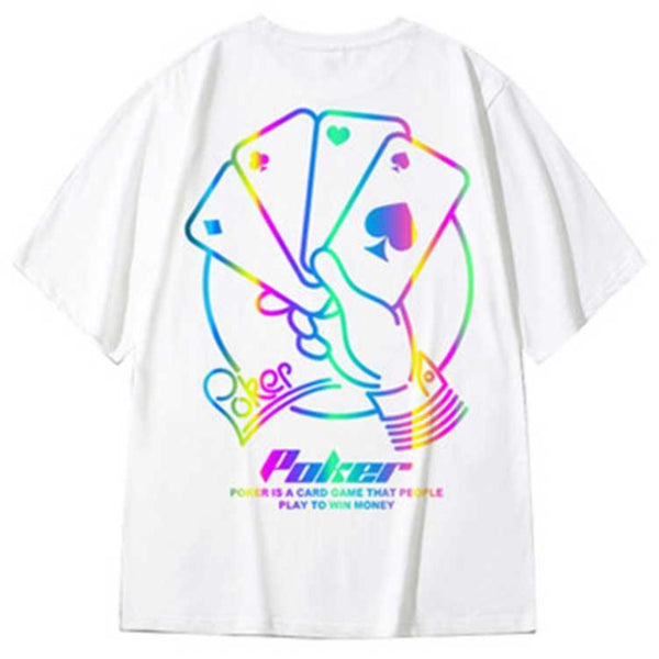 T-shirt maglietta - Hip Hop - Oversize Reflective Rainbow T - Vitafacile shop