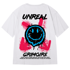 T-shirt maglietta - Hip Hop - Oversize Unreal Grimoire - Vitafacile shop