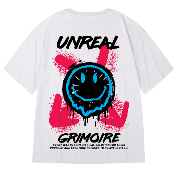 T-shirt maglietta - Hip Hop - Oversize Unreal Grimoire - Vitafacile shop
