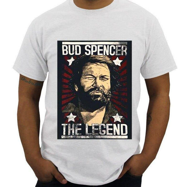 T-shirt maglietta - Bud Spencer & Terence Hill - Bud Spencer The Legend - Vitafacile shop