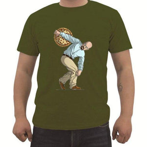 T-shirt maglietta divertente - Breaking Bad Walter White Pizza - Vitafacile shop