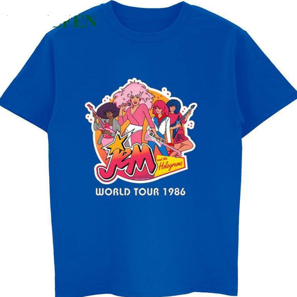 T-shirt maglietta - Cartoni - Anni 80 - Jem And The Holograms - Vitafacile shop