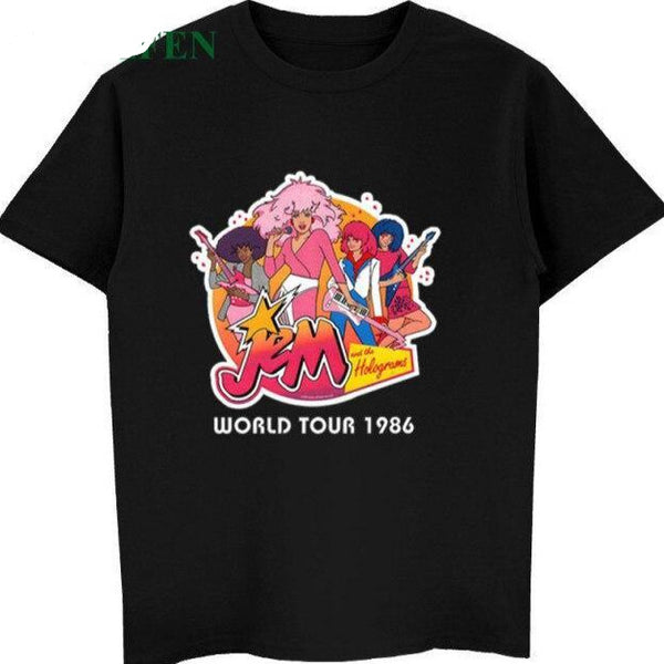 T-shirt maglietta - Cartoni - Anni 80 - Jem And The Holograms - Vitafacile shop