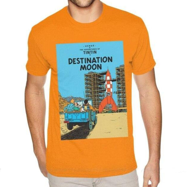 T-shirt The Adventures Of Tintin - Destination Moon - Vitafacile shop