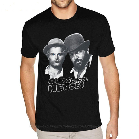 T-shirt maglietta - Bud Spencer & Terence Hill - Continuavano a chiamarlo trinità - Vitafacile shop